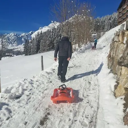 Sonnige Ruhige Bergpanorama Auf 1200m Mit Sued Balkon Daire