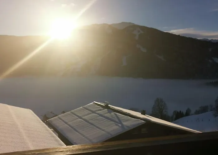 Sonnige Ruhige Bergpanorama Auf 1200m Mit Sued Balkon * Muhlbach Am Hochkonig